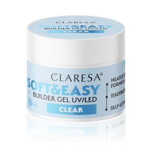 CLARESA ŻEL BUDUJĄCY SOFT&EASY BUILDER GEL CLEAR 90G