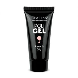 CLARESA POLI GEL ŻEL BUDUJĄCY PEACH 30G