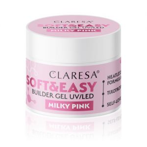 CLARESA ŻEL BUDUJĄCY SOFT&EASY BUILDER GEL MILKY PINK 90G