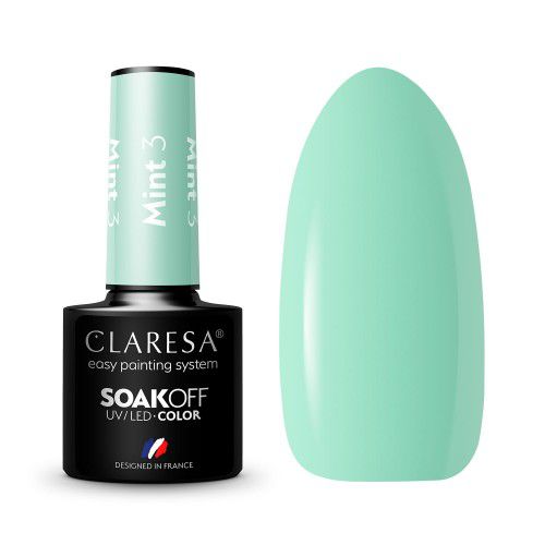 Claresa Lakier hybrydowy MINT 3 -5g