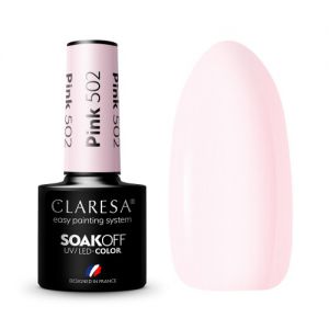 Claresa Lakier hybrydowy PINK 502 -5g