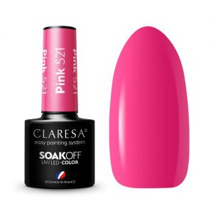 Claresa Lakier hybrydowy PINK 521 -5g-W