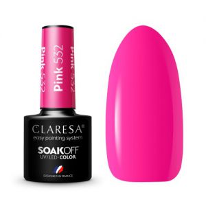 Claresa Lakier hybrydowy PINK 532 -5g