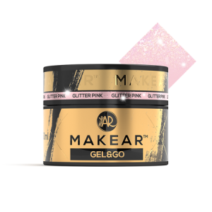 Makear Glitter Pink - żel budujący Gel&Go 50ml, GG22