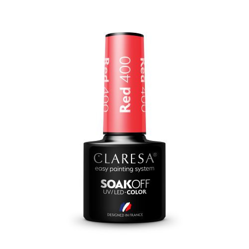 Claresa Lakier hybrydowy RED 400 -5g