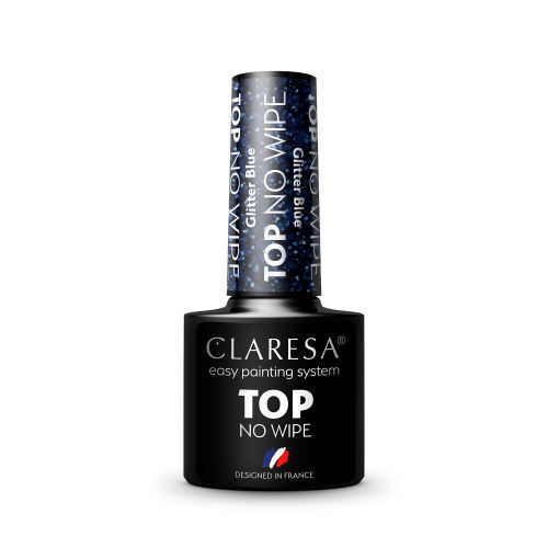 CLARESA TOP NO WIPE GLITTER BLUE 5g