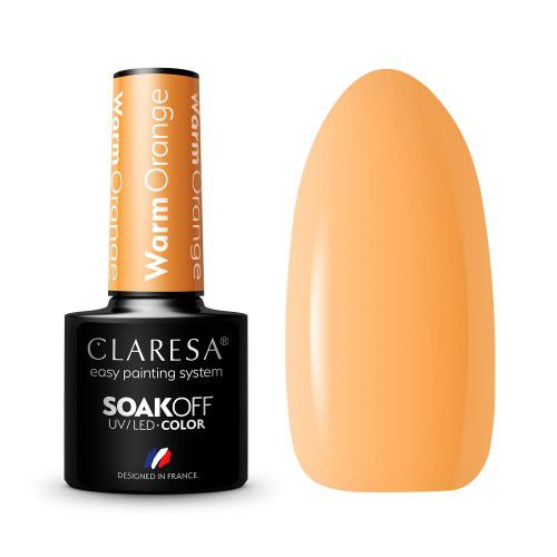 Claresa Lakier hybrydowy WARM ORANGE 5g